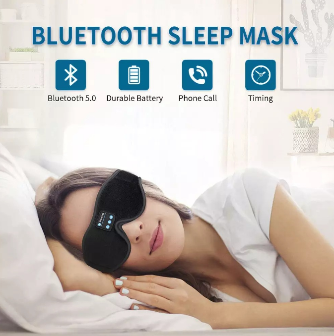 Bluetooth-ögonmask med 3D Stereo-ljud